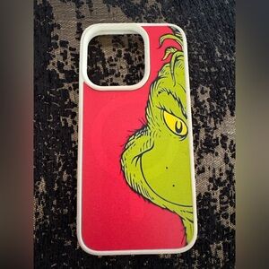 Red and Green Phone Case - THE GRINCH ! iPhone 15 pro